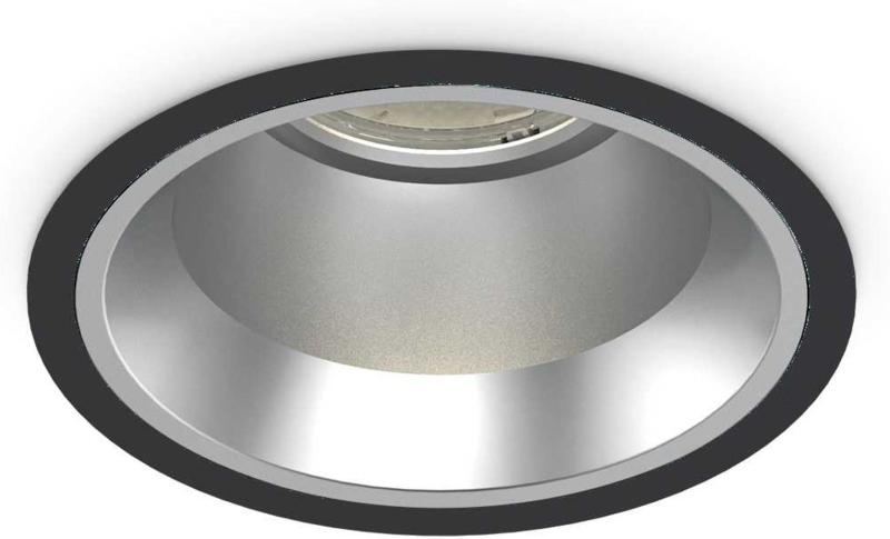 Elegant Indbygningslampe 15W LED Sort 4000K Aluminium