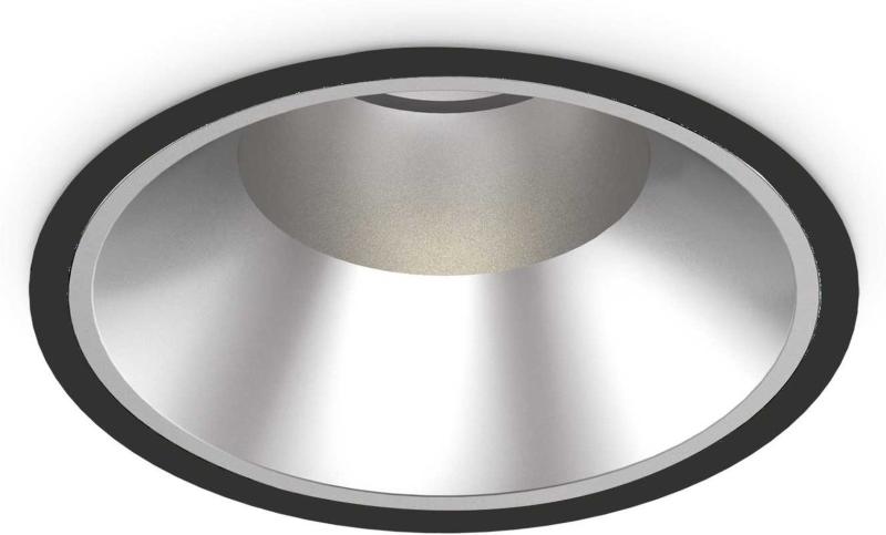 Indbygningslampe 42W LED Sort 4000K Ø218xh132mm