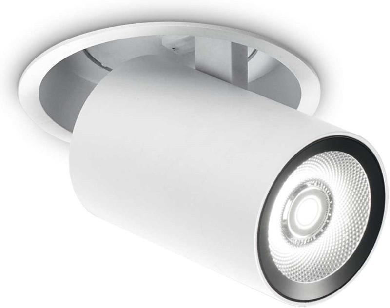 Nova Indbygningslampe 12w Led Hvid 4000 Kelvin Aluminium Metal ø100xh110mm