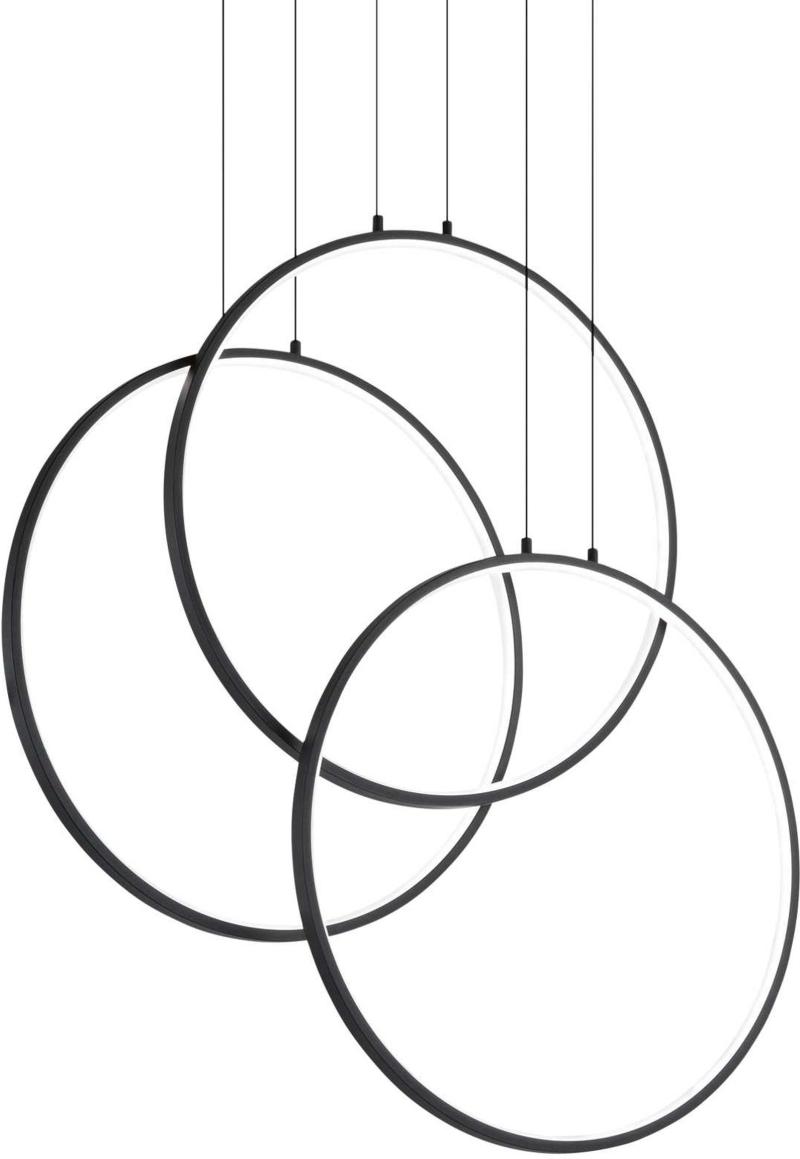 Frame Pendel Lampe - Elegant Sort Aluminium 82W LED