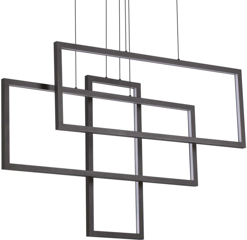 Frame Pendel Lampe i Sort Aluminium - Stilfuld Belysning