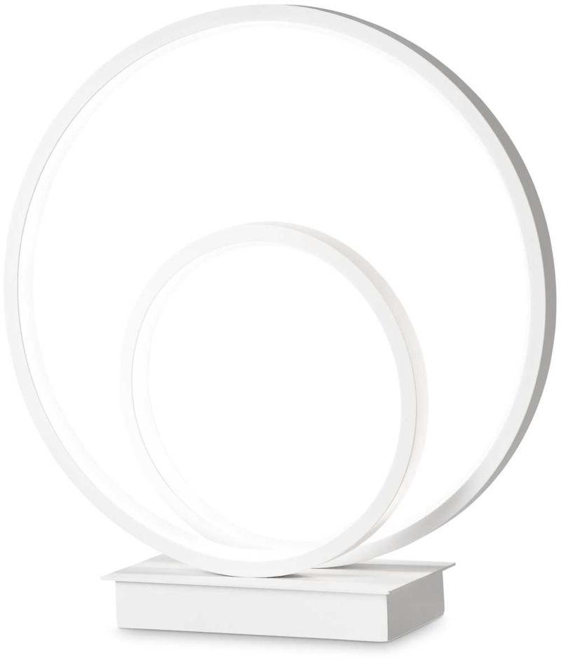 Moderne Oz Bordlampe i Hvid Metal - Stilfuld Belysning