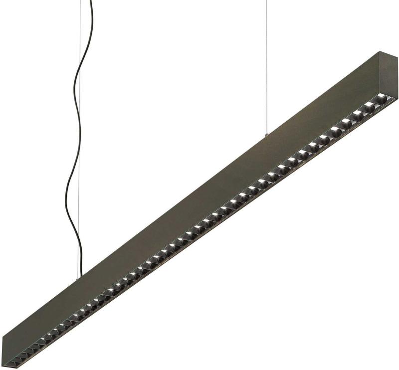 Moderne Hængelampe 30W LED i Sort Aluminium - Ideal Lux