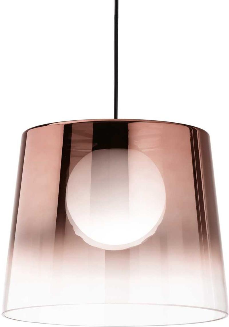 Fade  Pendel Lampe  G9 Max     15w  G9  Kobber Sort  Metal  Glas  ø270xhmin290 Max2260mm