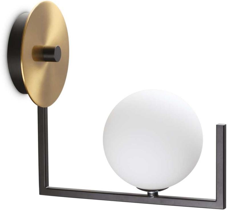 Elegant Birds Væglampe i Sort Metal og Glas - 15W G9