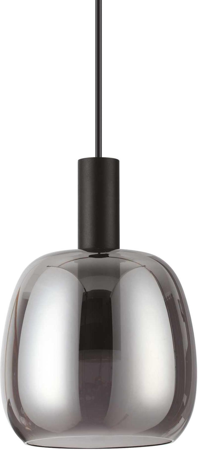 Coco  Pendel Lampe  Led 7w  Led  Røg Sort  Metal  Glas  ø150xhmin290 Max2250mm