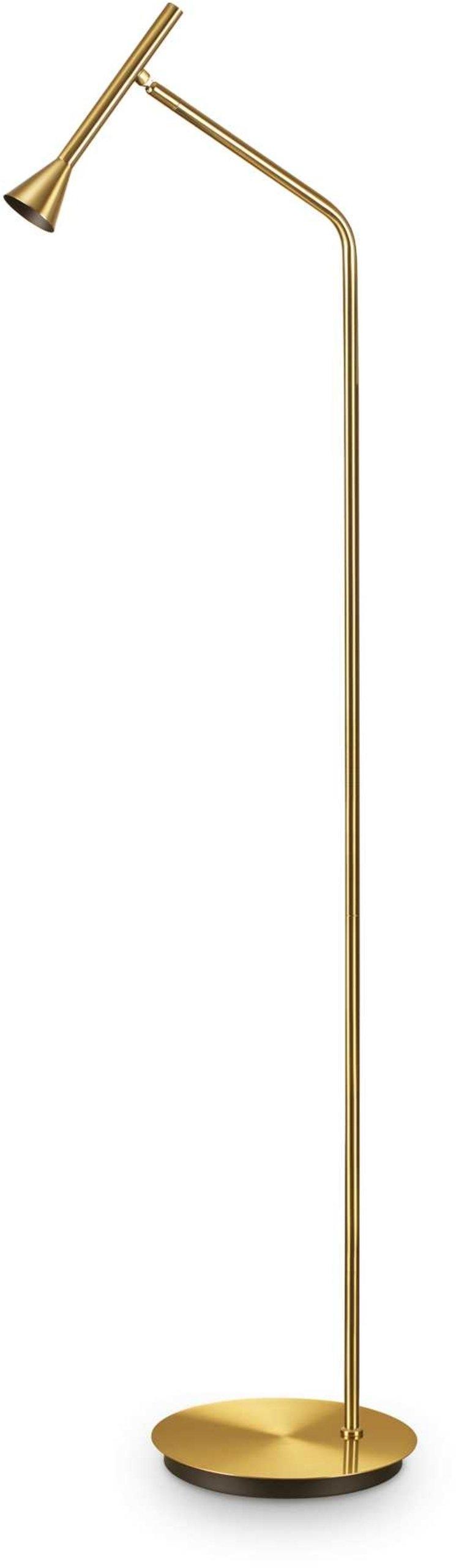 Elegant Diesis Gulvlampe i Messing - Perfekt til Dit Hjem