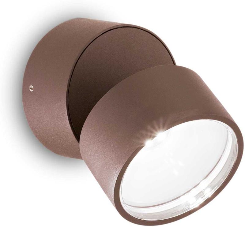 Omega Round Udendørs Væglampe i Metal og Glas 7W