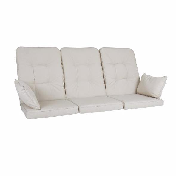 Iduna Hyndesæt til Hængesofa - Beige Luksus 3+2 Puder
