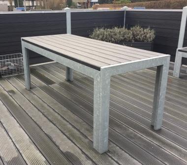 Opal Bord Ural Black - Vedligeholdelsesfrit Havebord