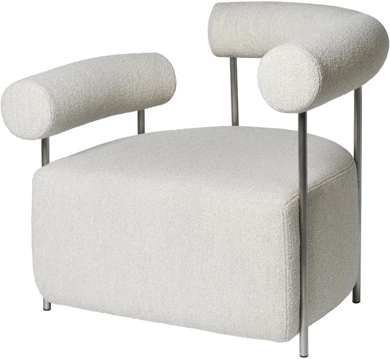 Elegant Solitude Loungestol i Beige - Komfort og Stil