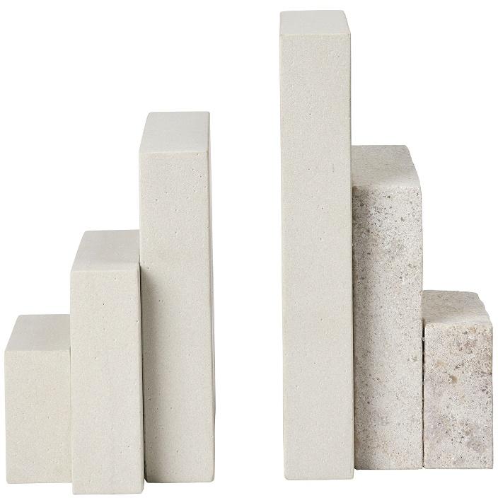 Bookend  Skulptur  Lysegrå  H31x40x45
