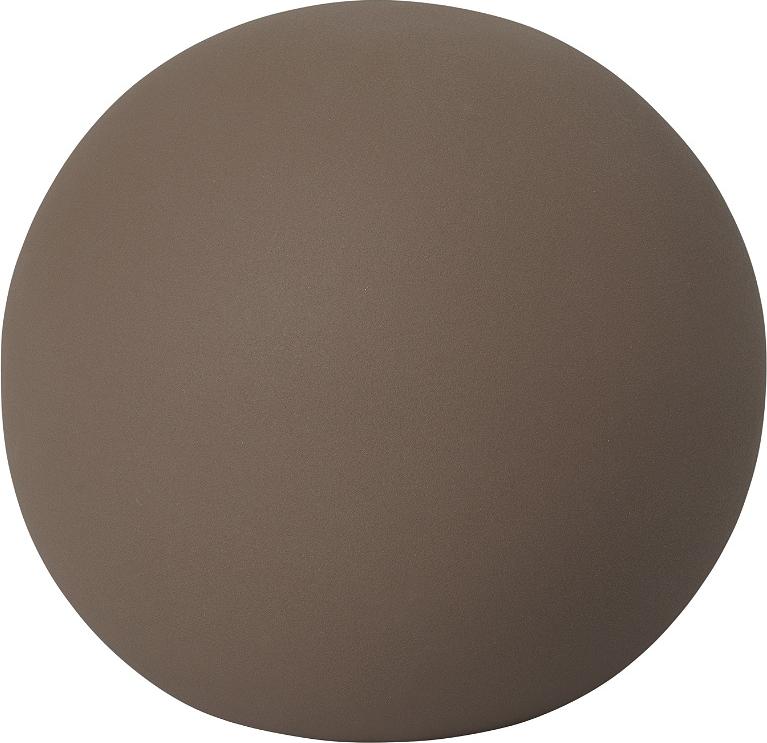 Mørkebrun Globe Skulptur i Terracotta - Elegant Dekoration