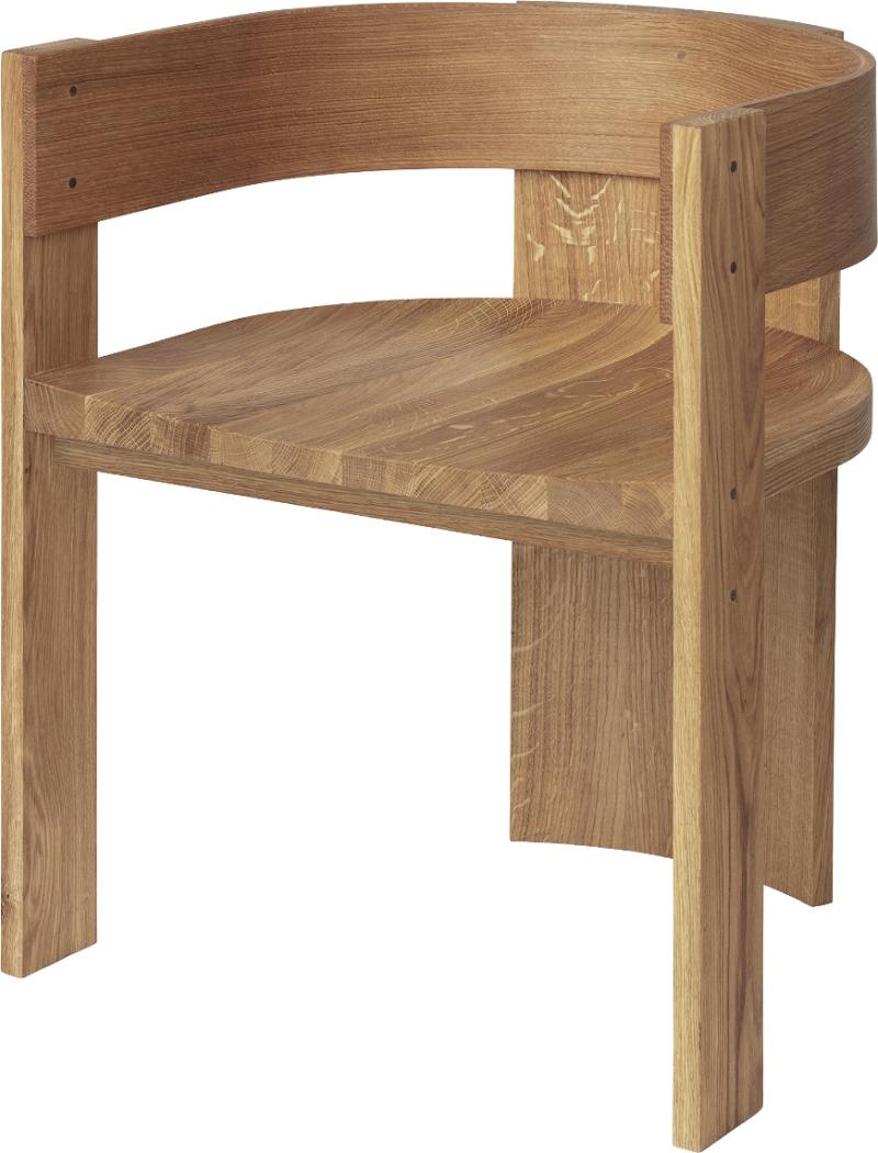 Collector Spisebordsstol i Natur - Elegant Design uden Hynder
