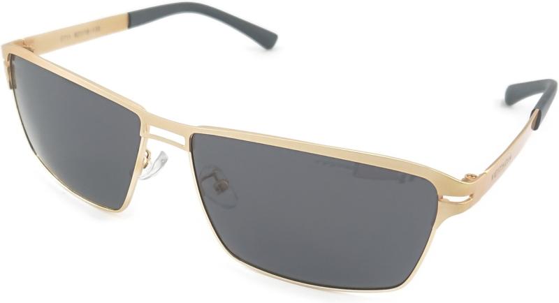 Neem Herre Solbrille i Grå med Etui - Stilfuld Beskyttelse