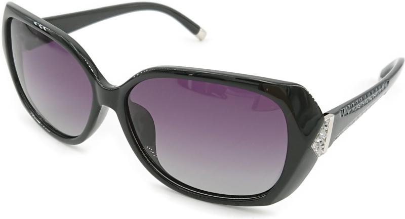 Elegant Beige Dame Solbrille med Etui fra Kaleu