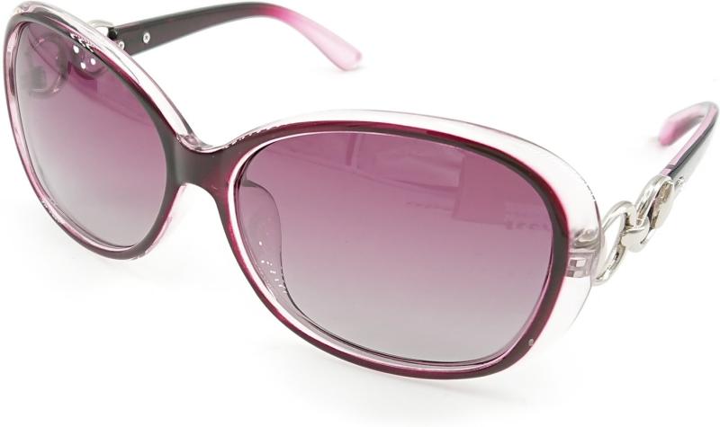 Cateye Solbriller til Damer med Etui - Lilla Elegance