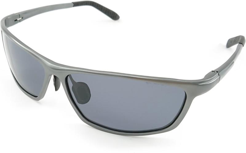 Cateye Sporty Herre Solbrille i Grå - Perfekt til Aktivitet