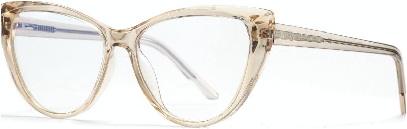 Flash  Cat-eye Bluelight Briller Til Kvinder  Guld
