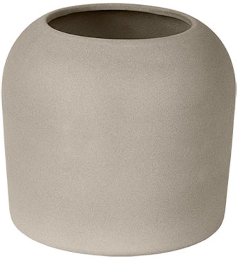 Dome Vase i Beige - Elegant Terrakotta til Dekoration