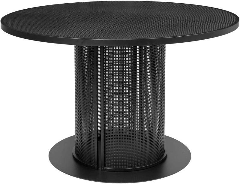 Bauhaus  Spisebord  Sort  H120x73    Rustfrit Stål