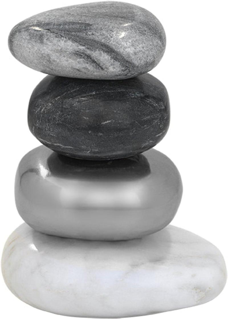 Skulptur Grå H11x25x36 Sæt Stk