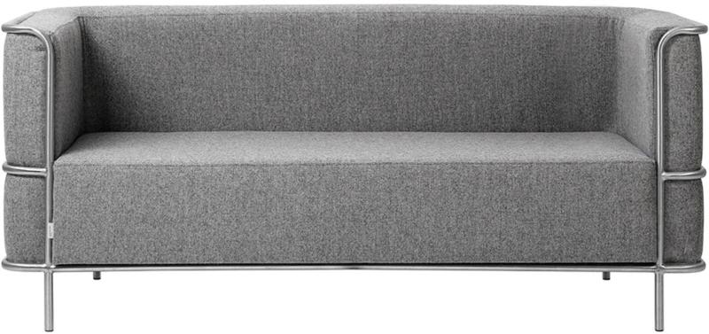 Modernist   -personers Sofa  Lys Grå  H70x77x164    Uld