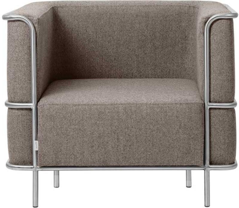 Moderne Grå Uld Loungestol fra Kristina Dam