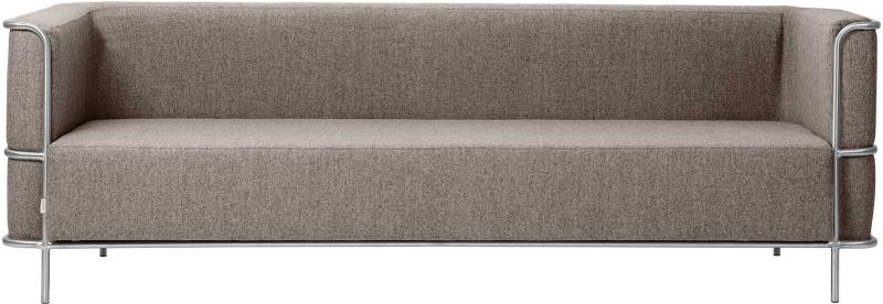 Modernist   -personers Sofa  Grå  H70x77x220    Uld