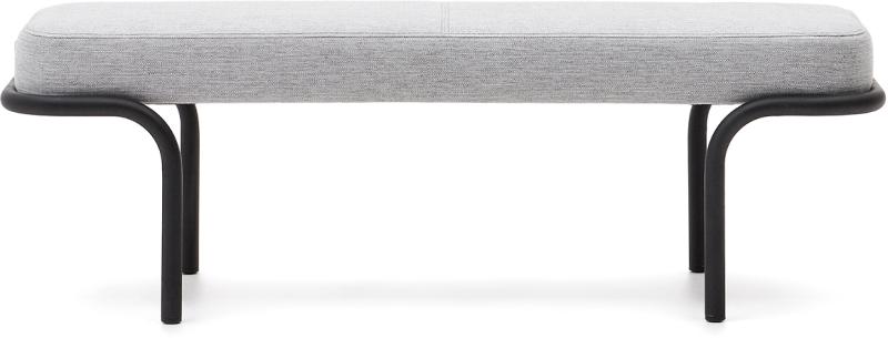 Compo Bænk Grå H45x130x44 Metal -skum