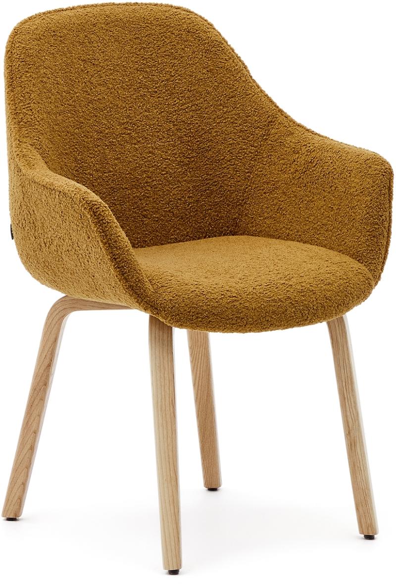 Aleli Spisebordsstol i Sennep Natur - Elegant Design