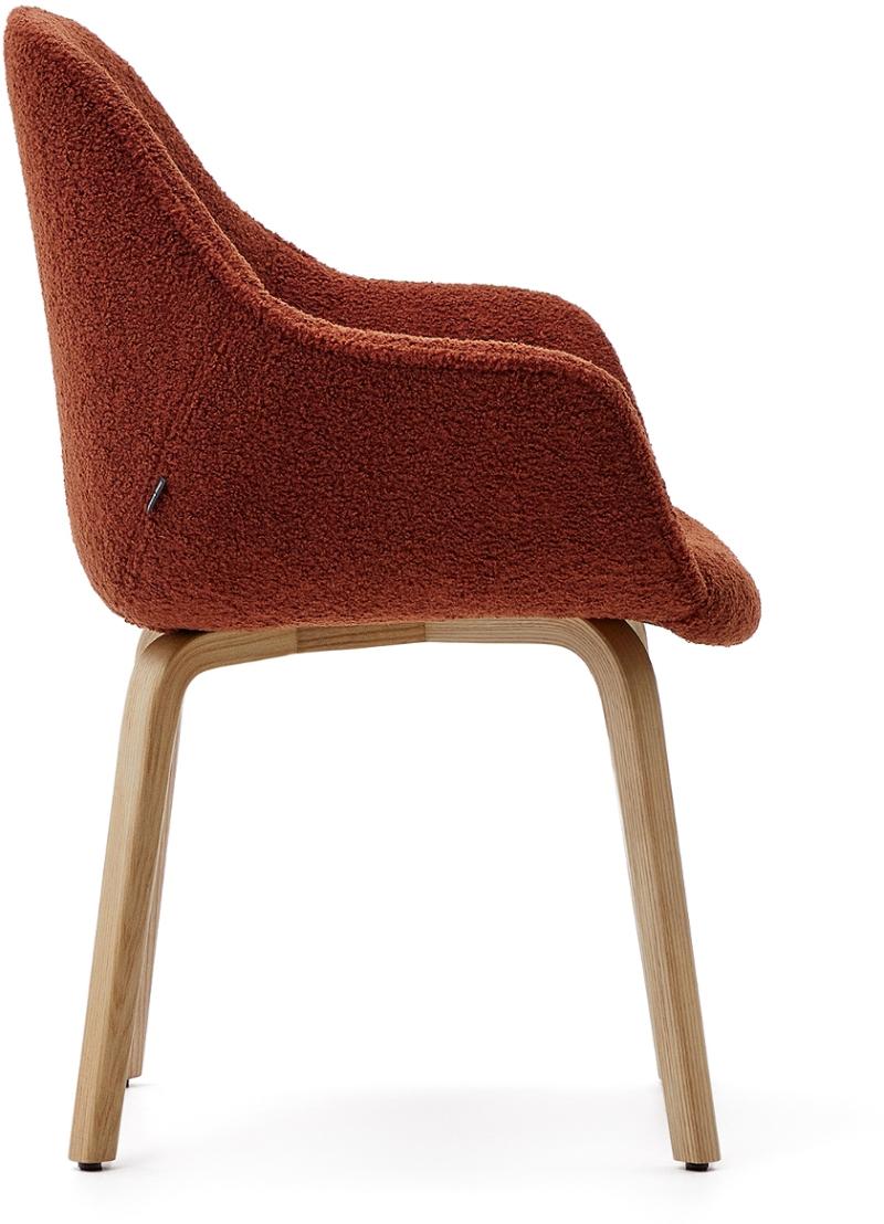 Aleli  Spisebordsstol  Terracotta Natur