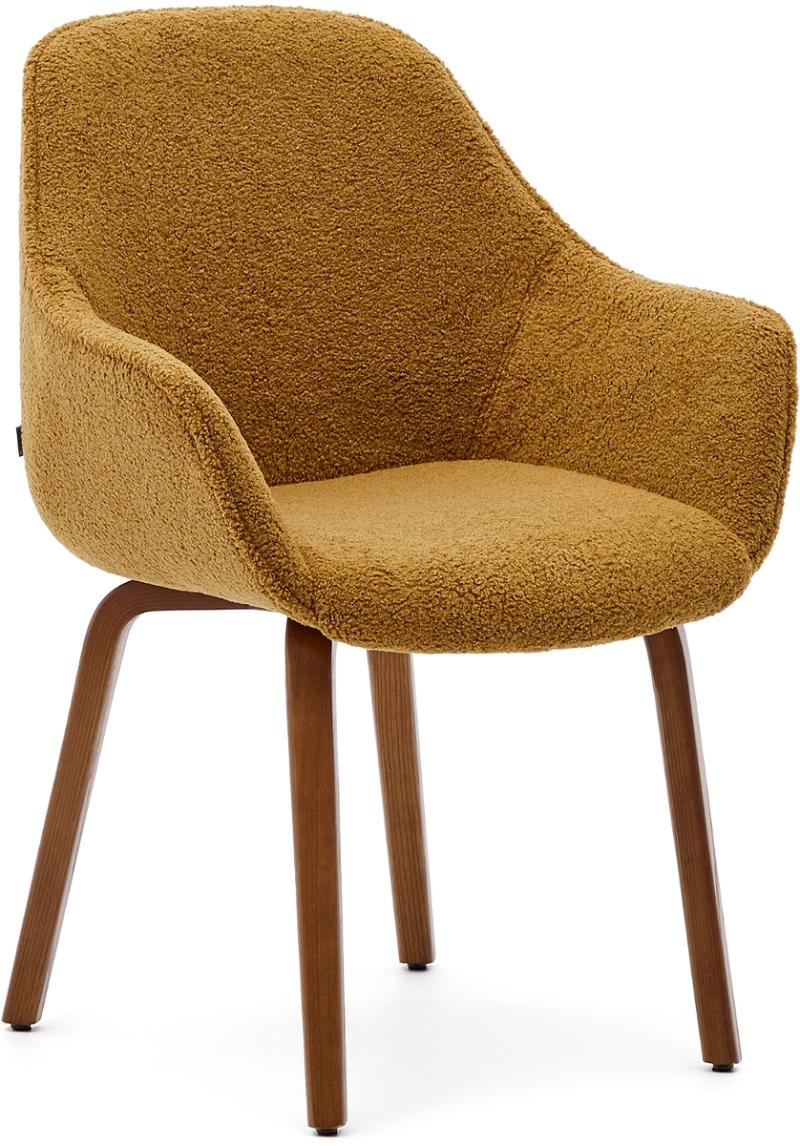 Aleli Spisebordsstol i Sennep - Elegant Nordisk Design
