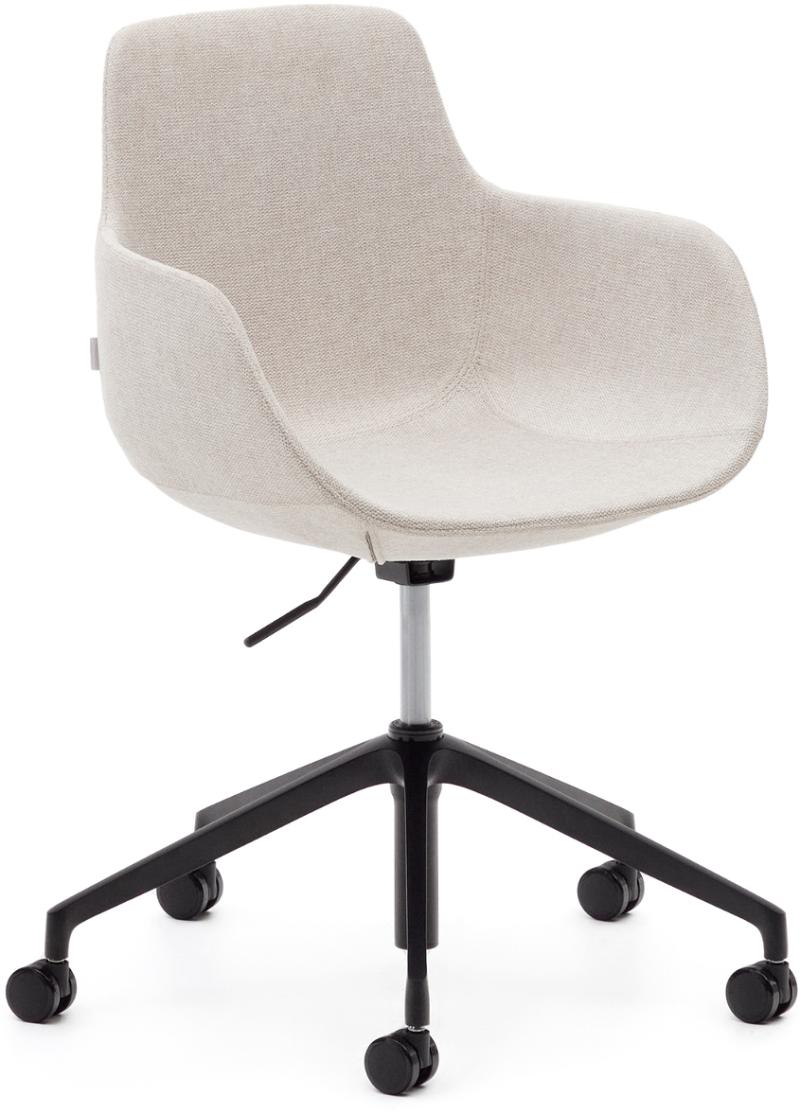 Tissiana Kontorstol i Beige - Elegant og Funktionel Design