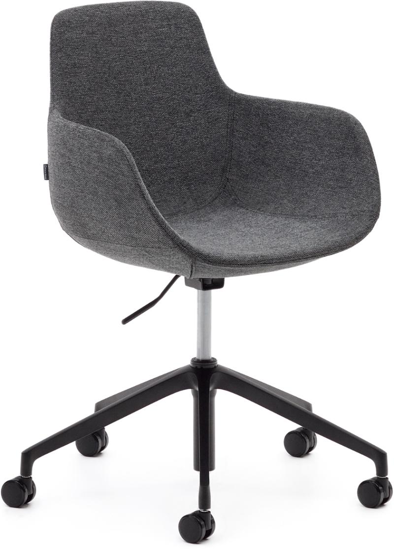 Tissiana Kontorstol i Grå - Elegant og Funktionel Design