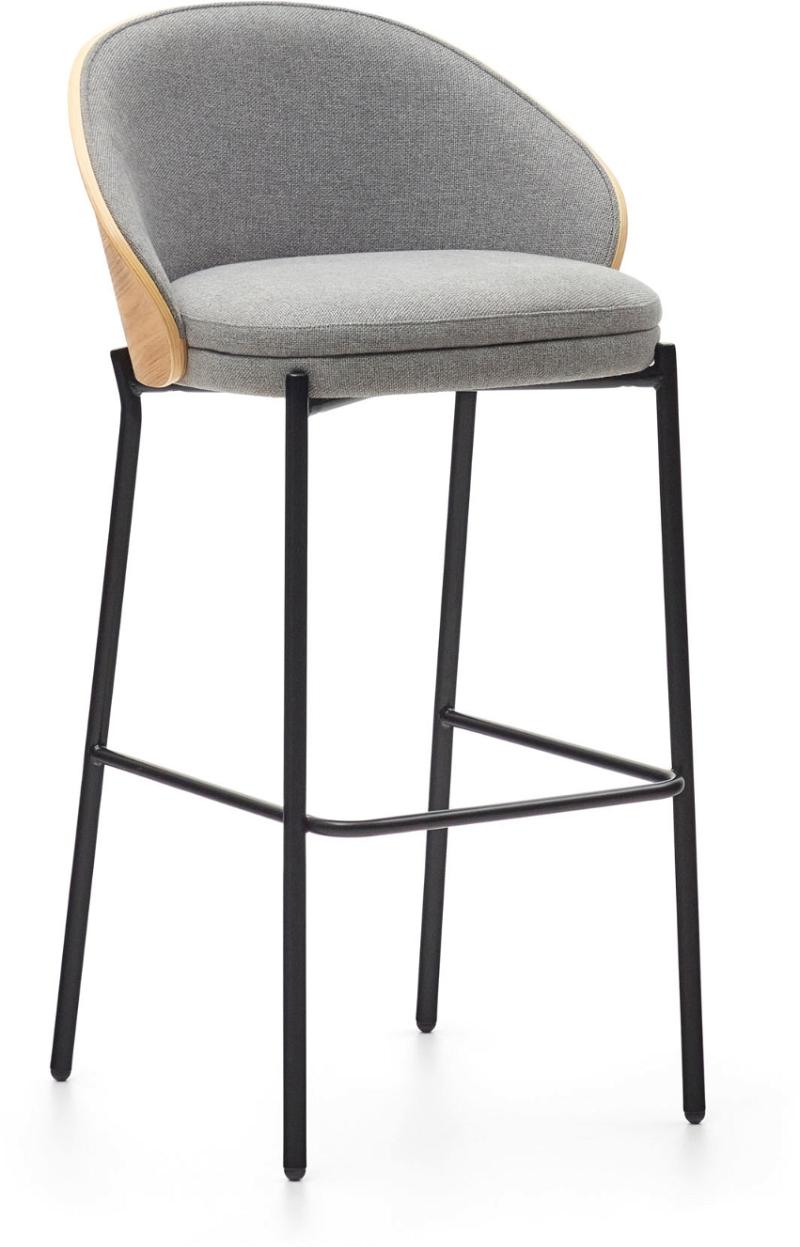 Elegant Eamy Barstol i Grå - Stilfuld og Moderne Design