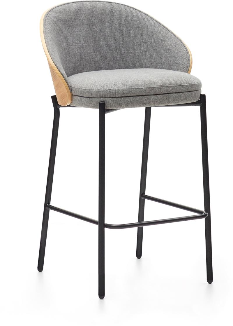 Eamy Barstol i Grå - Elegant og Moderne Design