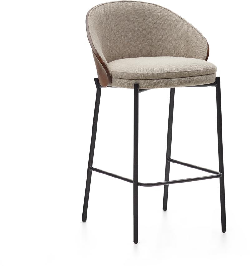 Eamy Barstol i Beige - Elegant og Funktionel Design