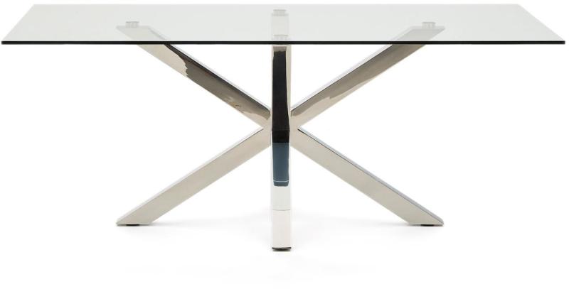 Argo Spisebord i Klar Sølv - Elegant Design til Dit Hjem