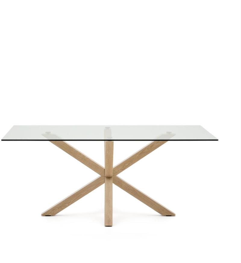 Argo Spisebord Klar Natur H75x180x100 Glas