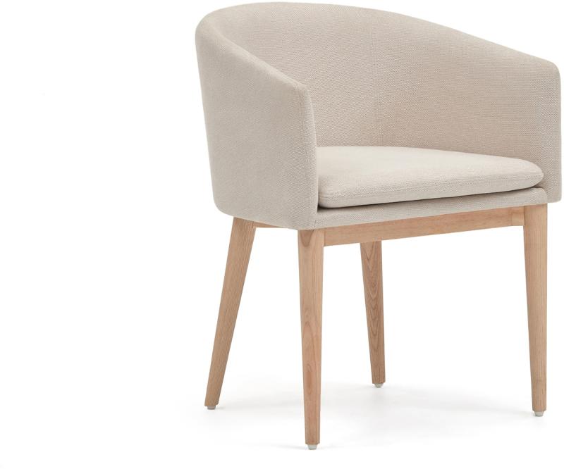 Harmon Spisebordsstol i Beige - Elegant Nordisk Design