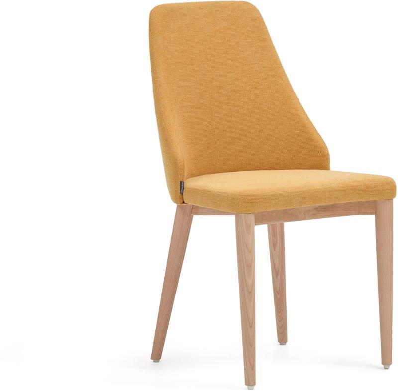 Roxie Spisebordsstol i Gul - Elegant Nordisk Design