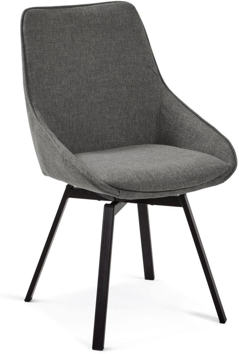 Jenna Spisebordsstol i Mørkegrå - Elegant Komfort!