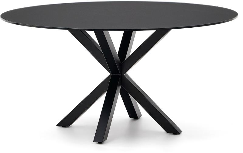 Arya Rundt Spisebord i Sort - Elegant Design til Hjemmet