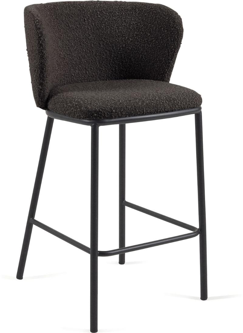 Ciselia Barstol i Sort - Elegant Design til Dit Hjem