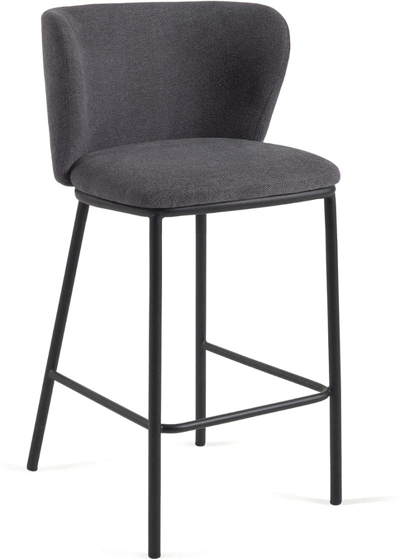 Ciselia Barstol i Grå - Stilfuld og Moderne Design