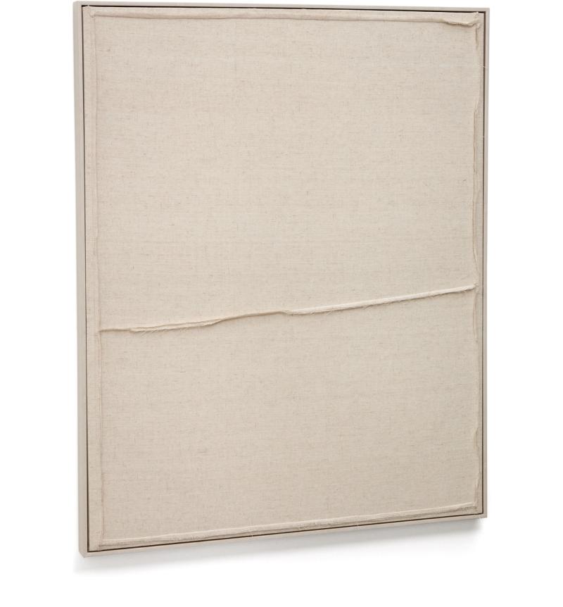 Maha Vægkunst i Beige Ramme - Elegant Indretning