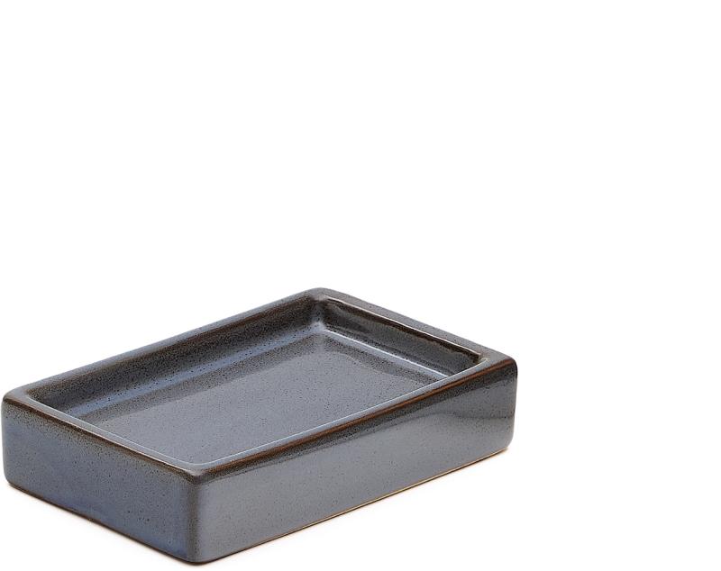 Elegant blå keramik sæbeskål fra Kave Home
