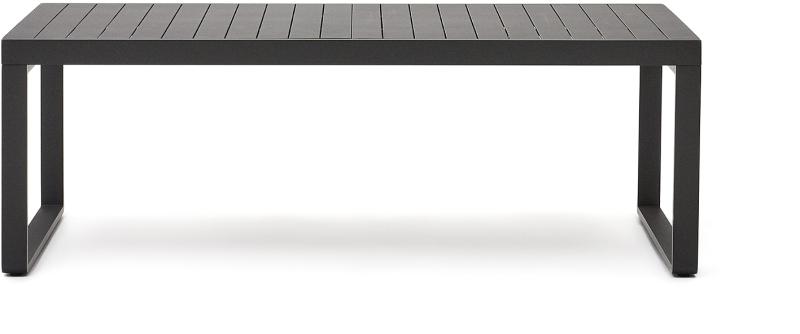 Galdana Udendørs Spisebord Med Udtræk Sort H75x340x100