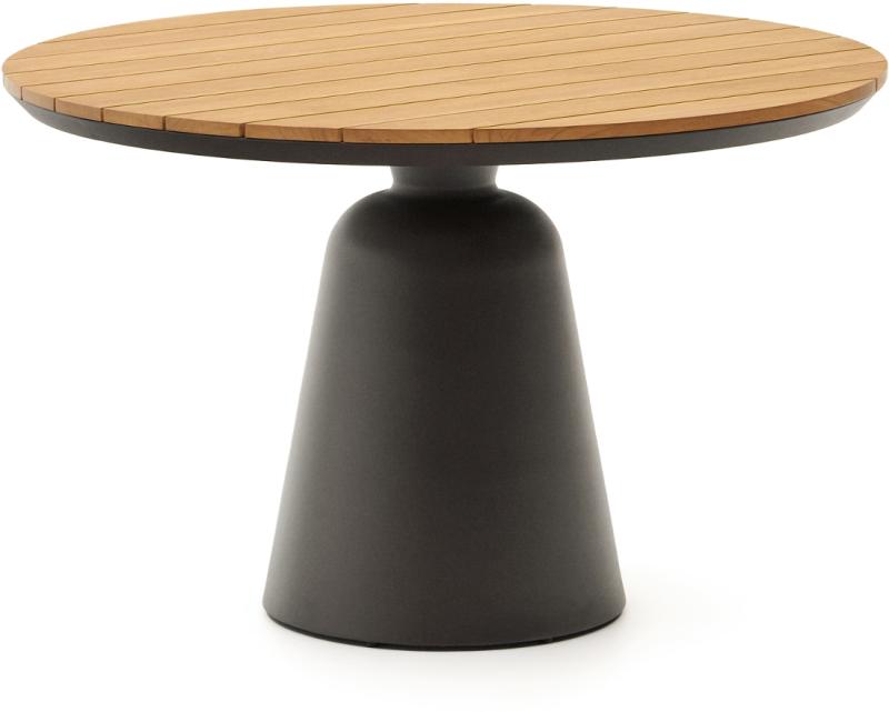 Tudons Udendørs Rundt Spisebord i Grafit - Elegant Design